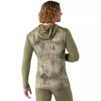Толстовка с капюшоном Merino 250 Baselayer мужская Smartwool, цвет Winter Moss Forest