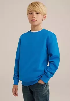 Толстовка с капюшоном MET GERIBDE DETAILS WE Fashion, темно-синий