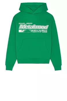 Толстовка с капюшоном Metalwood Studio, green