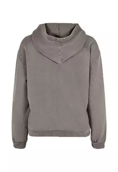 Толстовка с капюшоном MIND FITNESS ACID WASHED Merchcode, темно-серый