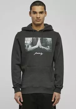 Толстовка с капюшоном Mister Tee PRAY, цвет Charcoal
