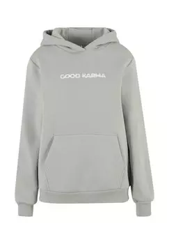 Толстовка с капюшоном Mister Tee, светло-серый