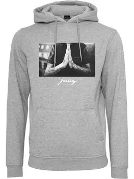 Толстовка с капюшоном Mister Tee, вереск серый