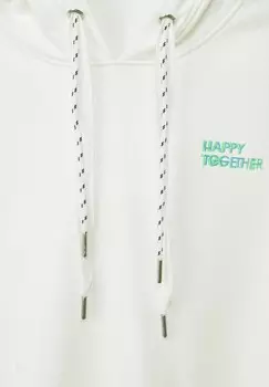 Толстовка с капюшоном MIT BRUSTPRINT Cecil, кремовый