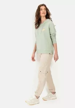 Толстовка с капюшоном MIT GROSSEM RCKENPRINT camel active, светло-зеленый