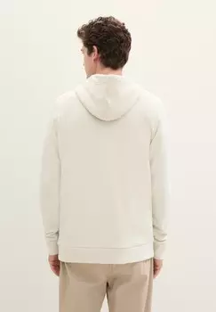 Толстовка с капюшоном MIT LOGO TOM TAILOR, песочный