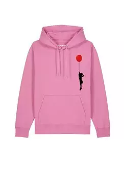 Толстовка с капюшоном MIT LUFTBALLON watapparel, светло-розовый