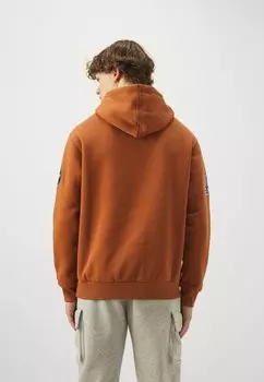 Толстовка с капюшоном MLB LOS ANGELES DODGERS HOODIE New Era, коричневый