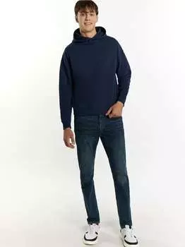 Толстовка с капюшоном Mo, синий