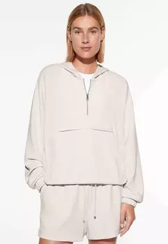 Толстовка с капюшоном MODAL POCKET Hoodie OYSHO, бежевый