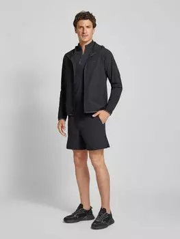 Толстовка с капюшоном, модель «Cush» BOSS Green, черный