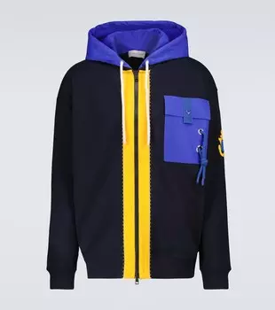 Толстовка с капюшоном moncler jw anderson Moncler Genius, черный