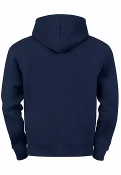 Толстовка с капюшоном MOTIV BRUSTPRINT LOGO BR NATUR OUTDOOR FASHION STREETSTYLE Neverless, темно-синий