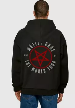 Толстовка с капюшоном MOTLEY CRUE-BOLT WORLD TOUR ULTRA HEAVY Merchcode, черный