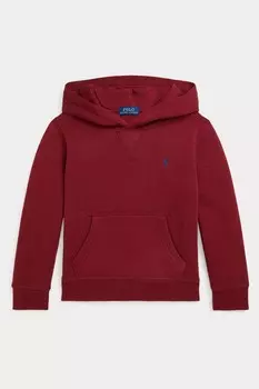 Толстовка с капюшоном на флисовой подкладке для мальчиков Polo Ralph Lauren, красный