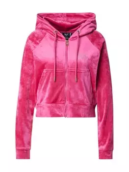 Толстовка с капюшоном на молнии 19V69 ITALIA Zip-Up Hoodie IVANA, розовый