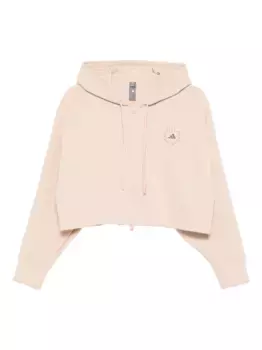Толстовка с капюшоном на молнии Adidas by Stella McCartney, нейтральный