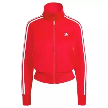 Толстовка с капюшоном на молнии ADIDAS ORIGINALS Zip-Up Hoodie Adicolor Classics Firebird, красный