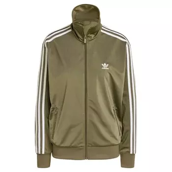 Толстовка с капюшоном на молнии ADIDAS ORIGINALS Zip-Up Hoodie Adicolor Classics Firebird, зеленый