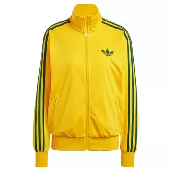 Толстовка с капюшоном на молнии ADIDAS ORIGINALS Zip-Up Hoodie Adicolor Classic Firebird, желтый