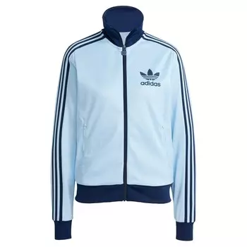 Толстовка с капюшоном на молнии ADIDAS ORIGINALS Zip-Up Hoodie Beckenbauer, темно-синий/светло-синий