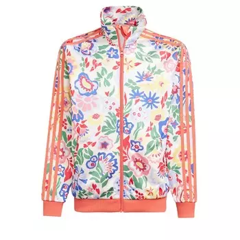 Толстовка с капюшоном на молнии ADIDAS ORIGINALS Adidas Originals x Liberty London Firebird, белый