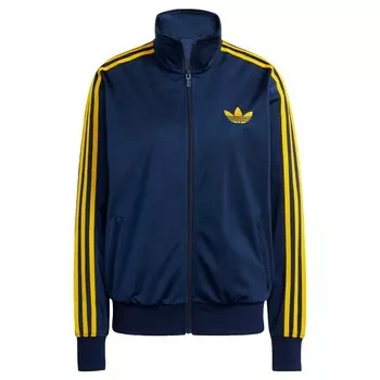 Толстовка с капюшоном на молнии ADIDAS ORIGINALS Adicolor Classic Firebird, морской синий