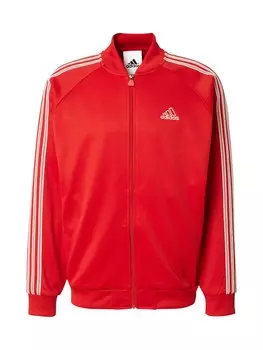 Толстовка с капюшоном на молнии ADIDAS ORIGINALS, красный