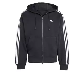 Толстовка с капюшоном на молнии ADIDAS ORIGINALS Adicolor Spacer, черный