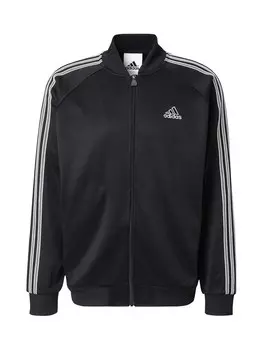 Толстовка с капюшоном на молнии ADIDAS ORIGINALS, черный