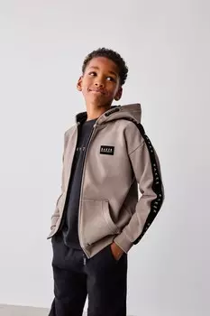 Толстовка с капюшоном на молнии Baker By Ted Baker, серый