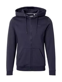 Толстовка с капюшоном на молнии BLEND Downton, темно-синий