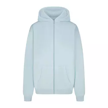 Толстовка с капюшоном на молнии большого размера SKIMS French Terry, цвет Opal