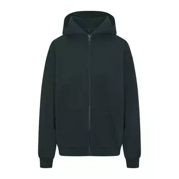 Толстовка с капюшоном на молнии большого размера SKIMS, цвет cypress