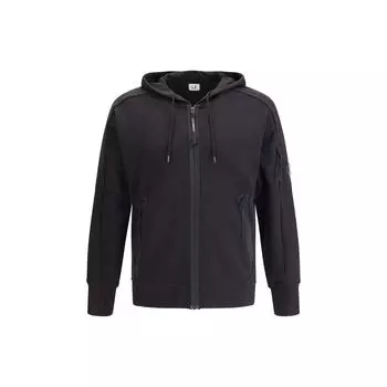 Толстовка с капюшоном на молнии C.P. Company, Black