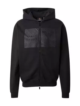 Толстовка с капюшоном на молнии Carlo Colucci, черный
