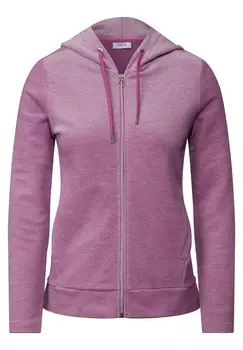 Толстовка с капюшоном на молнии CECIL, розовый