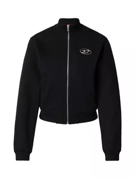 Толстовка с капюшоном на молнии DIESEL F-FLACIN, черный