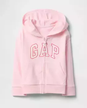 Толстовка с капюшоном на молнии для девочек Gap, цвет Rosa