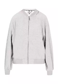 Толстовка с капюшоном на молнии DreiMaster Vintage, пятнистый серый