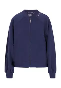 Толстовка с капюшоном на молнии DreiMaster Vintage, морской синий