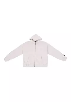 Толстовка с капюшоном на молнии Dropsize Embo, светло-серый