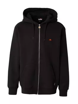 Толстовка с капюшоном на молнии ELLESSE Zip-Up Hoodie Islington, черный