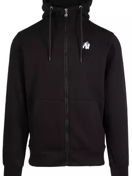 Толстовка с капюшоном на молнии Gorilla Wear Zip-Up Hoodie, черный