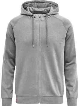 Толстовка с капюшоном на молнии Hummel, цвет Smoke grey