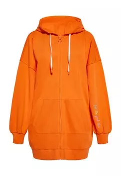 Толстовка с капюшоном на молнии IZIA Zip-Up Hoodie, оранжевый