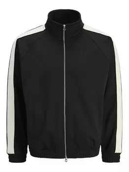 Толстовка с капюшоном на молнии JACK & JONES, черный