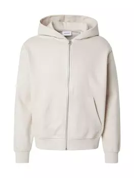 Толстовка с капюшоном на молнии JACK & JONES JJEUrban Edge, бежевый