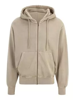 Толстовка с капюшоном на молнии JACK & JONES Charge, бежевый