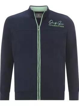 Толстовка с капюшоном на молнии Jan Vanderstorm Javald, темно-синий